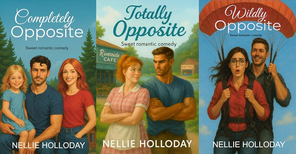 A Sweet Opposites Attract Romcom Series by Nellie Holloday